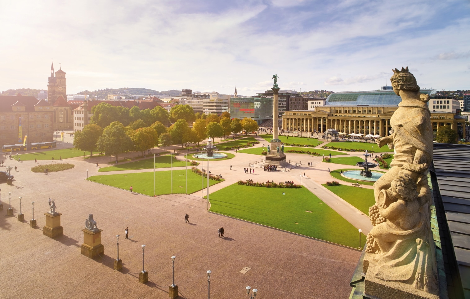 Schlossplatz in Stuttgart