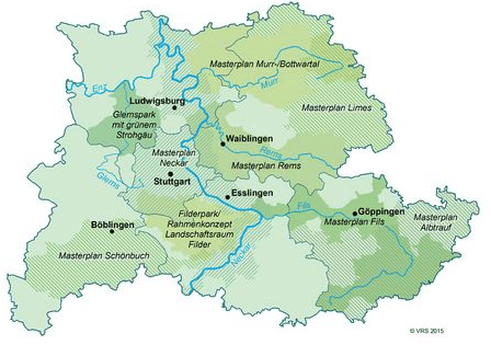 Landschaftspark Region Stuttgart Übersicht